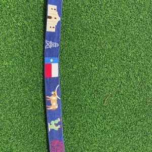 Smathers & Branson Texas Life Needlepoint Children’s Belt size 32